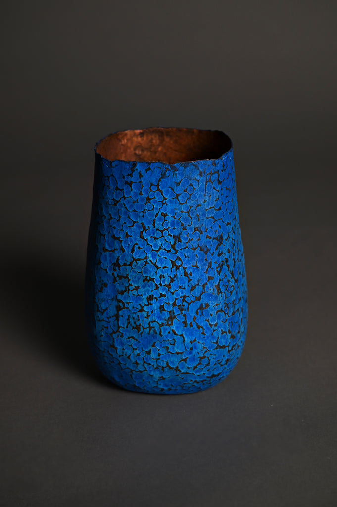 Acapulco Vase in Cobalt Blue