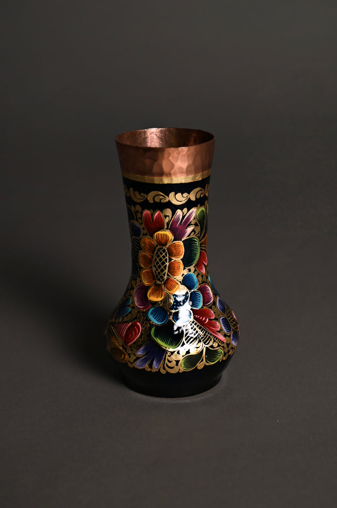 Santa Clara Vase with Painted Flowers