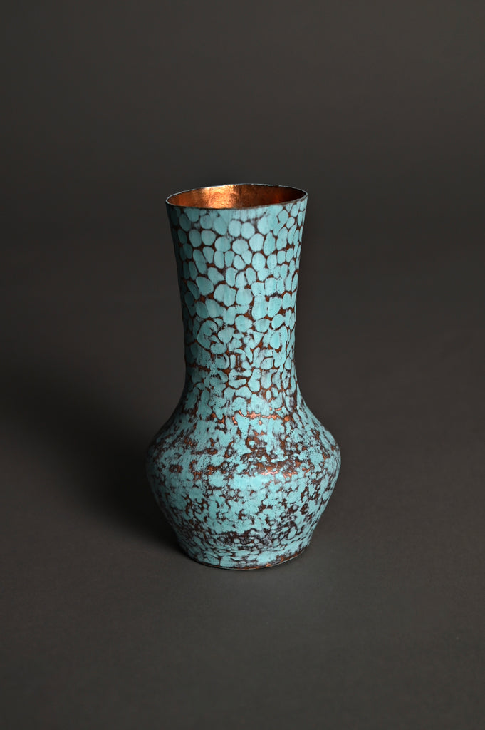 Santa Clara Vase in Turquoise Medium